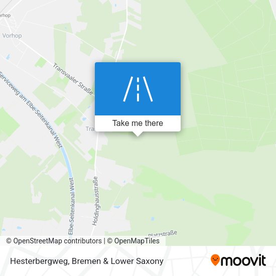 Hesterbergweg map