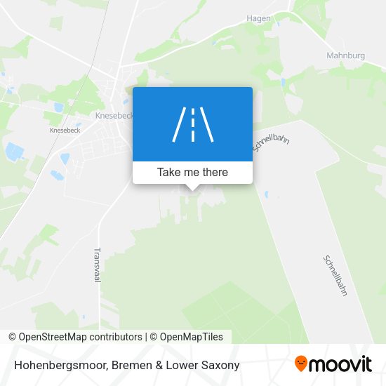 Hohenbergsmoor map
