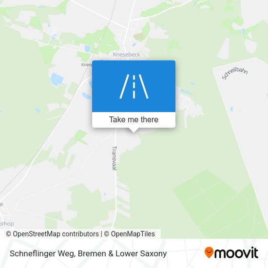Schneflinger Weg map