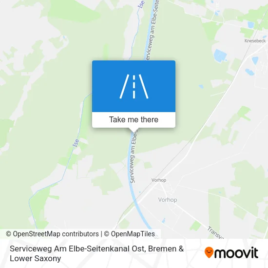 Карта Serviceweg Am Elbe-Seitenkanal Ost