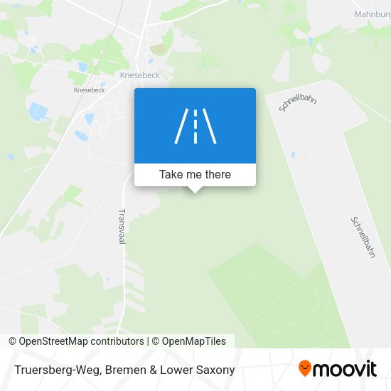 Truersberg-Weg map