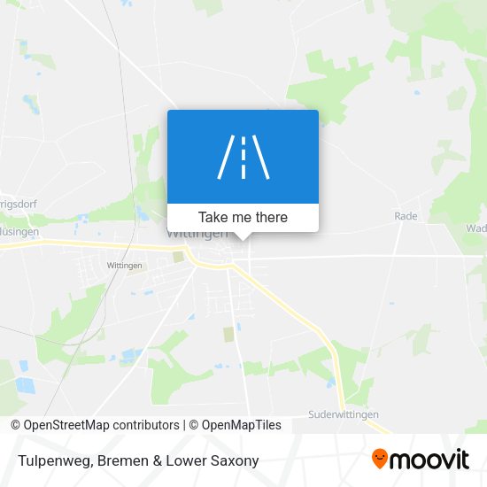 Tulpenweg map