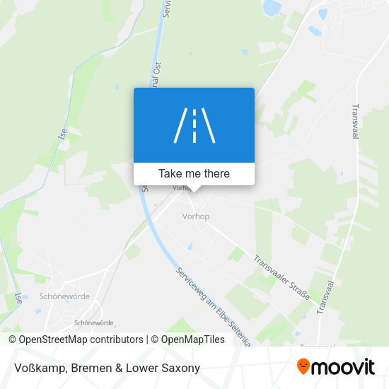 Voßkamp map