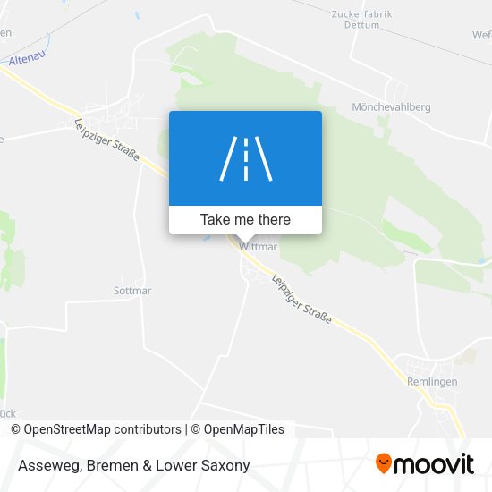 Asseweg map