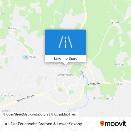 An Der Feuerwehr map
