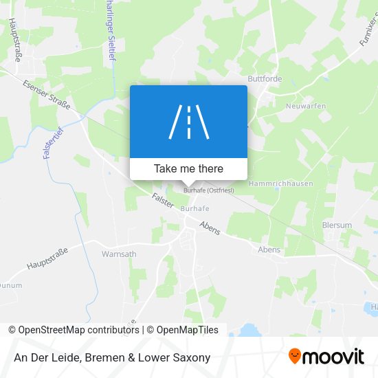 An Der Leide map