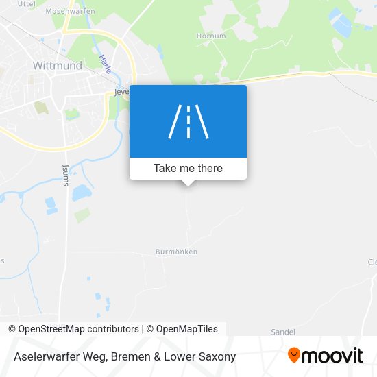 Aselerwarfer Weg map