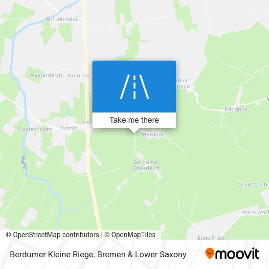 Berdumer Kleine Riege map