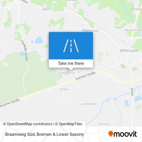 Braamweg Süd map