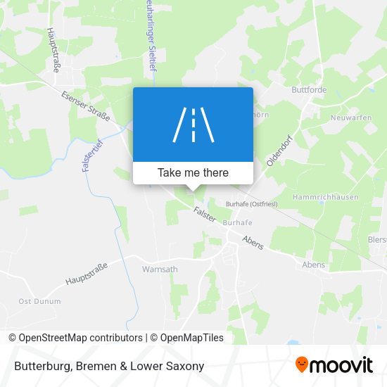 Butterburg map