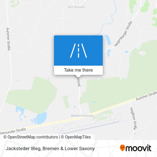 Jacksteder Weg map