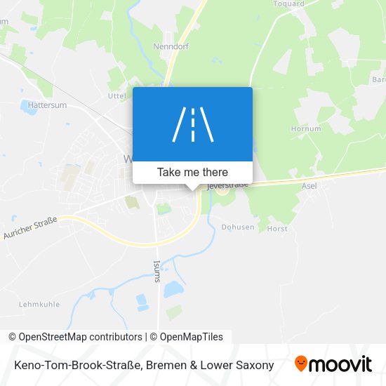 Keno-Tom-Brook-Straße map