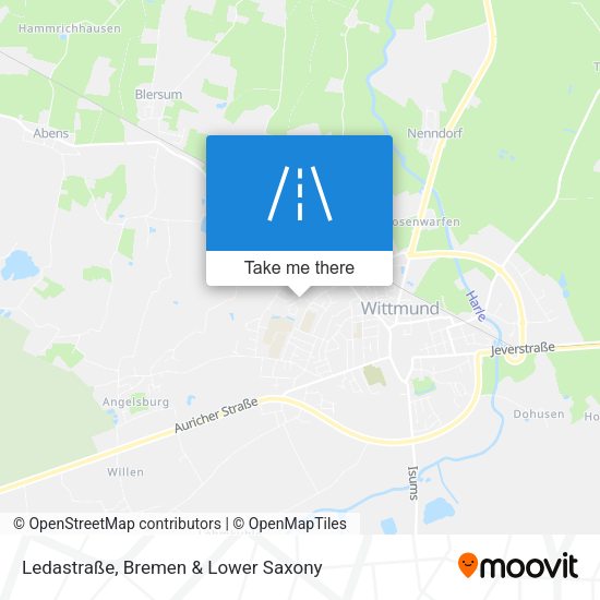 Ledastraße map