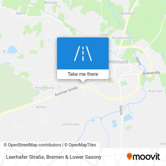 Leerhafer Straße map