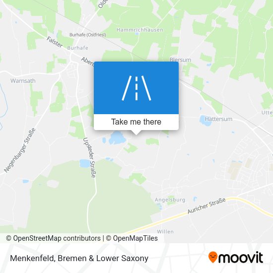Menkenfeld map