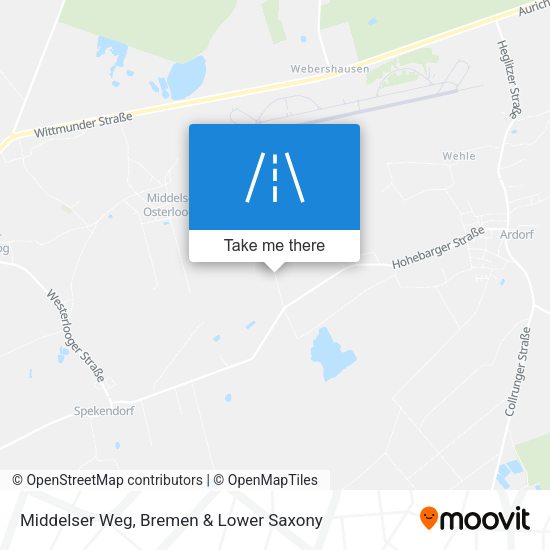Middelser Weg map