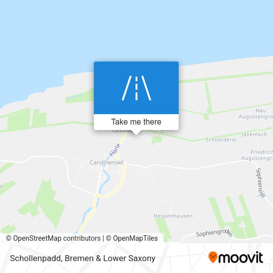 Schollenpadd map
