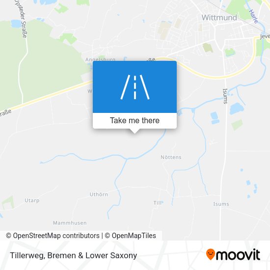 Tillerweg map