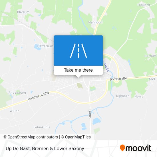 Up De Gast map