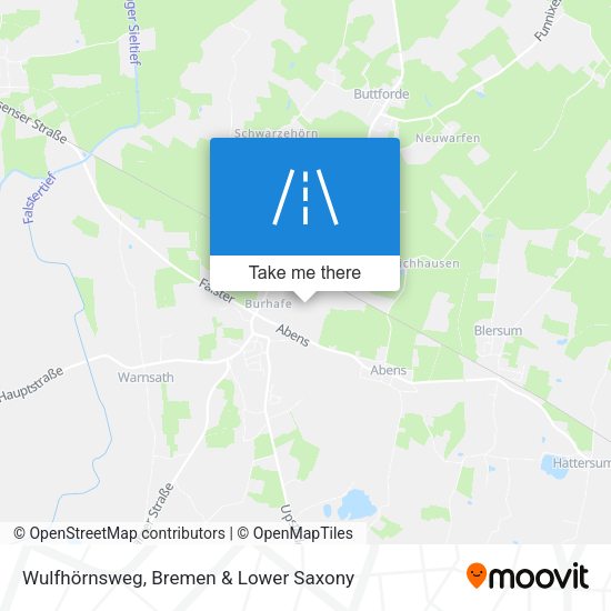 Wulfhörnsweg map