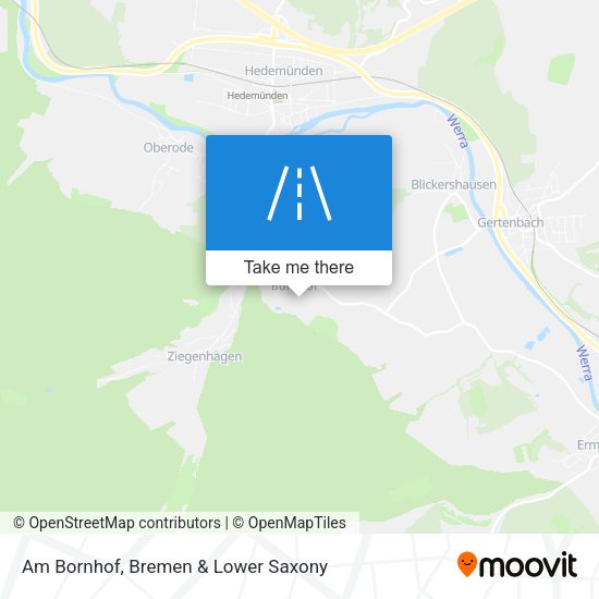 Am Bornhof map