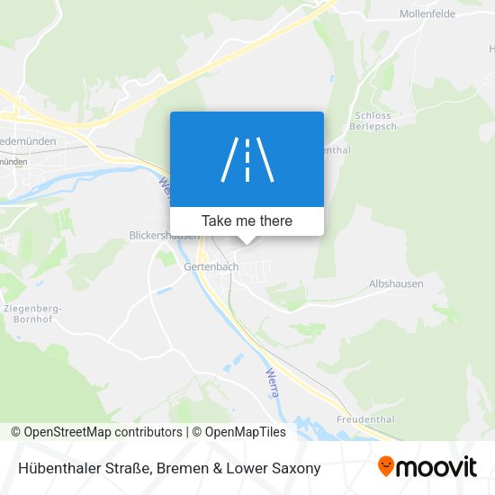 Hübenthaler Straße map