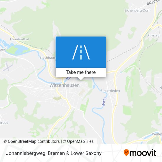Johannisbergweg map