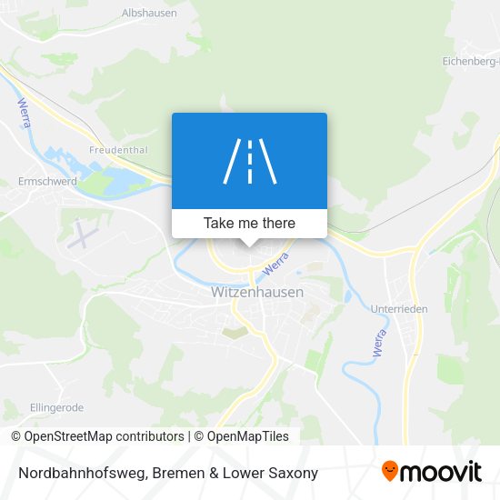 Nordbahnhofsweg map