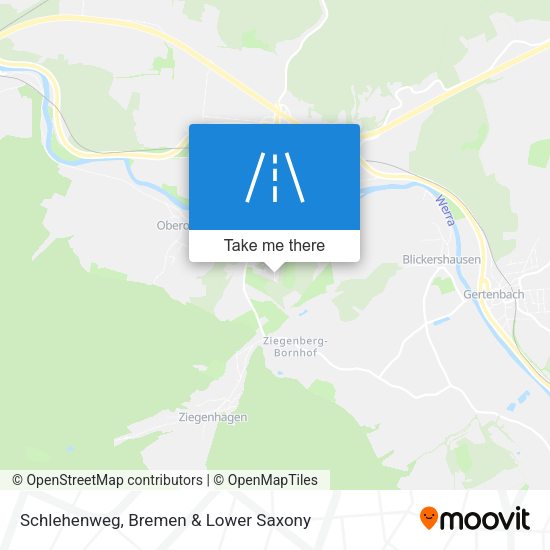 Schlehenweg map