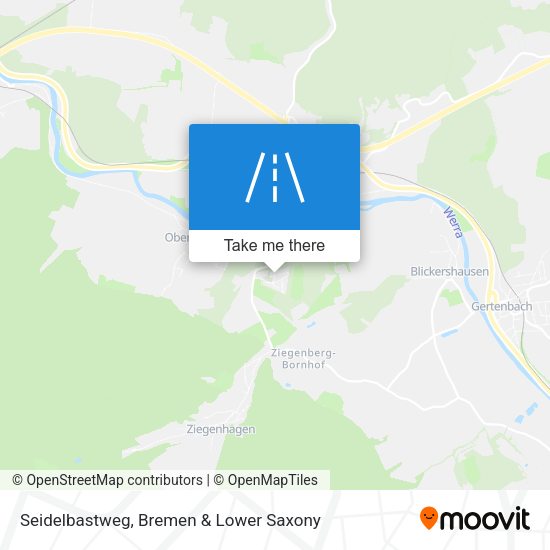 Seidelbastweg map