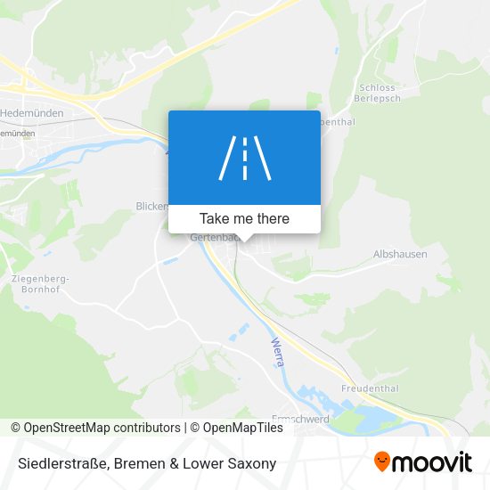Siedlerstraße map