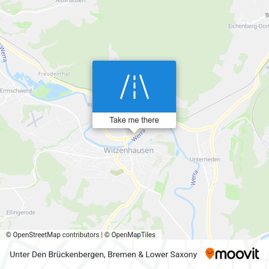 Unter Den Brückenbergen map