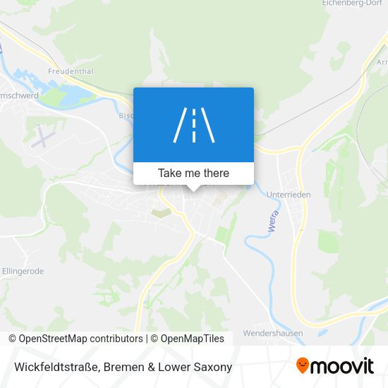 Wickfeldtstraße map