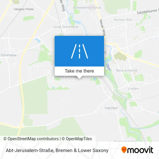 Карта Abt-Jerusalem-Straße