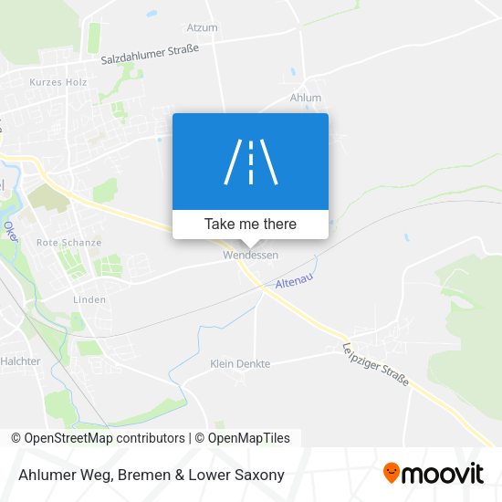 Ahlumer Weg map