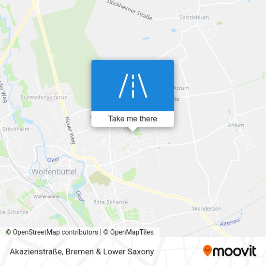 Akazienstraße map
