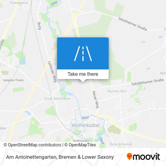 Am Antoinettengarten map