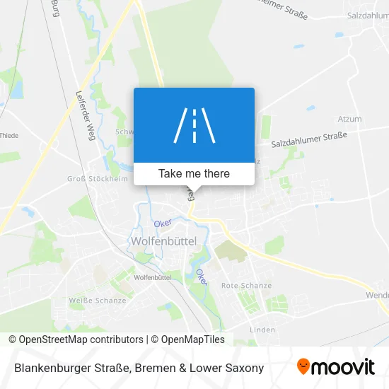 Карта Blankenburger Straße