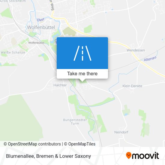 Blumenallee map
