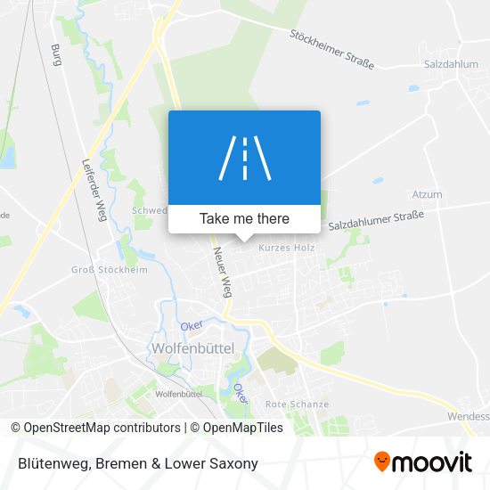 Blütenweg map