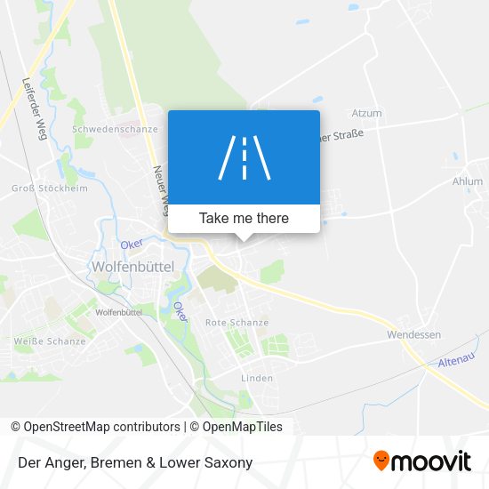 Der Anger map