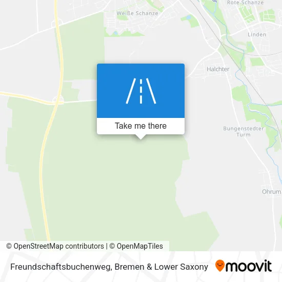 Карта Freundschaftsbuchenweg