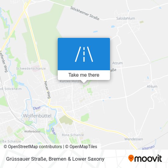 Grüssauer Straße map