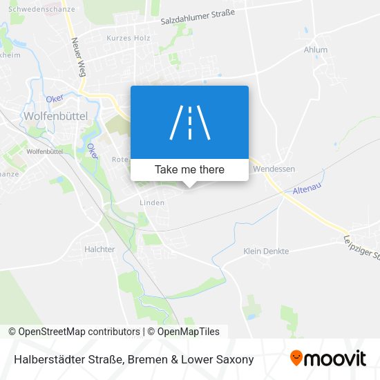 Halberstädter Straße map