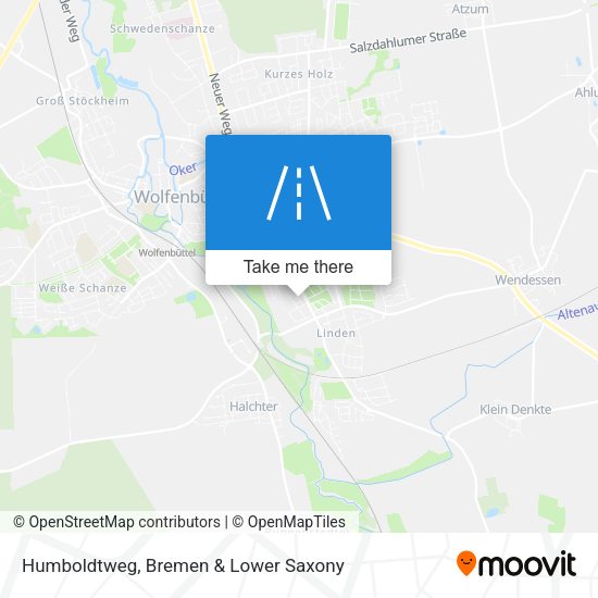 Humboldtweg map