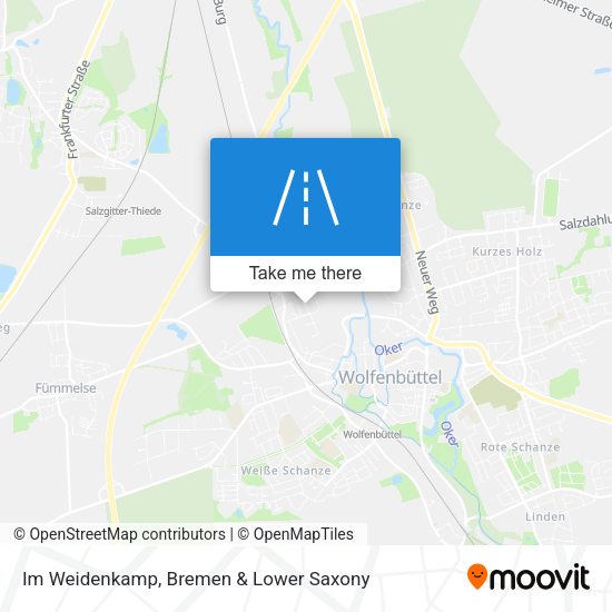 Im Weidenkamp map