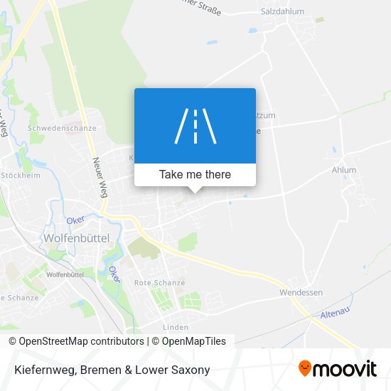 Kiefernweg map