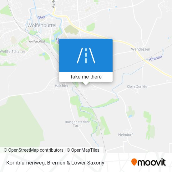 Kornblumenweg map