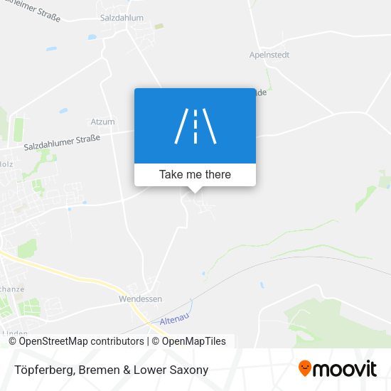 Töpferberg map