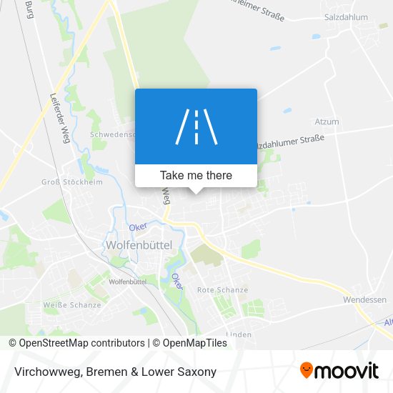 Virchowweg map